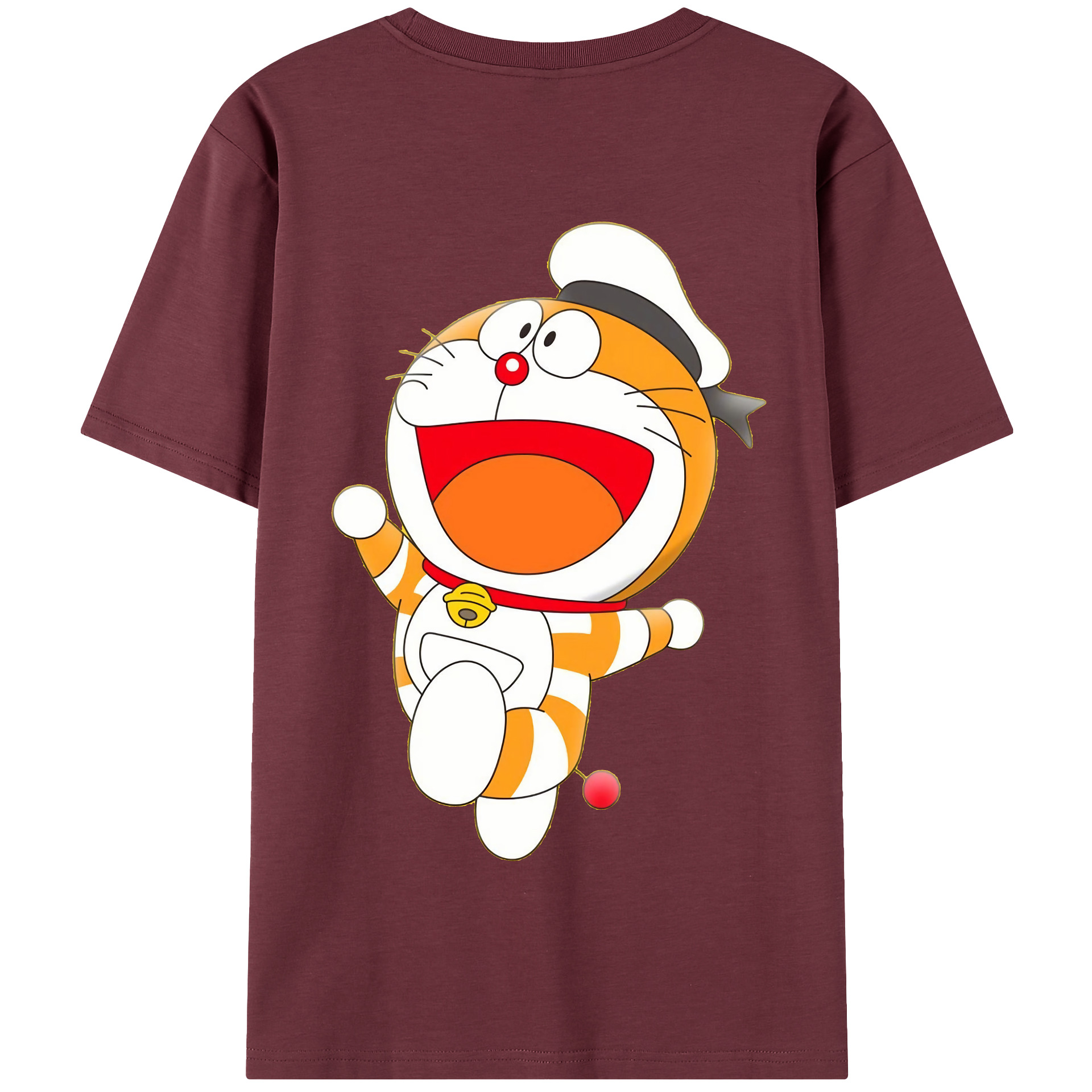 （画像用） ドラえもん Doraemon 綿100％半袖Tシャツ（背面プリント）